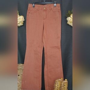 Ruff Hewn WMS SZ 8 RUST flare jeans